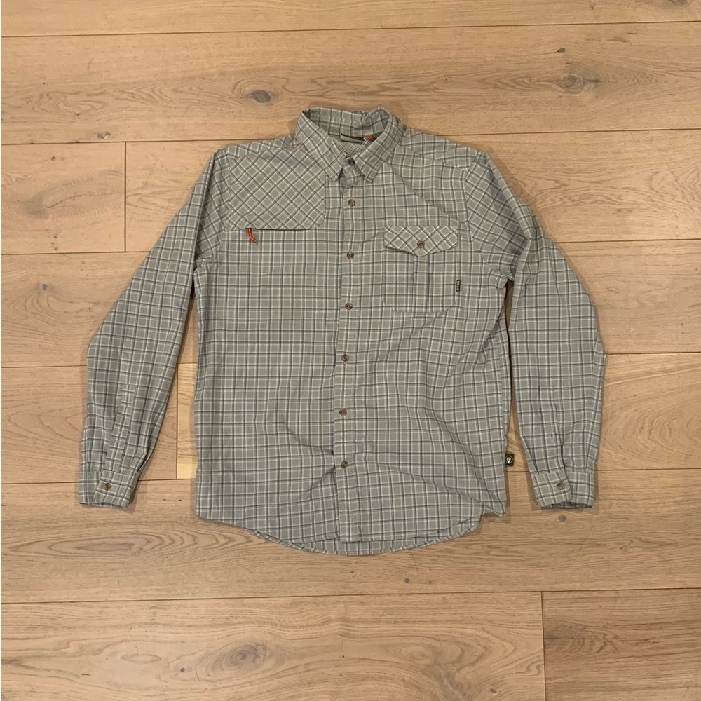 Howler Brothers Men’s Matagorda Long Sleeve Button Up Shirt Nylon Vented